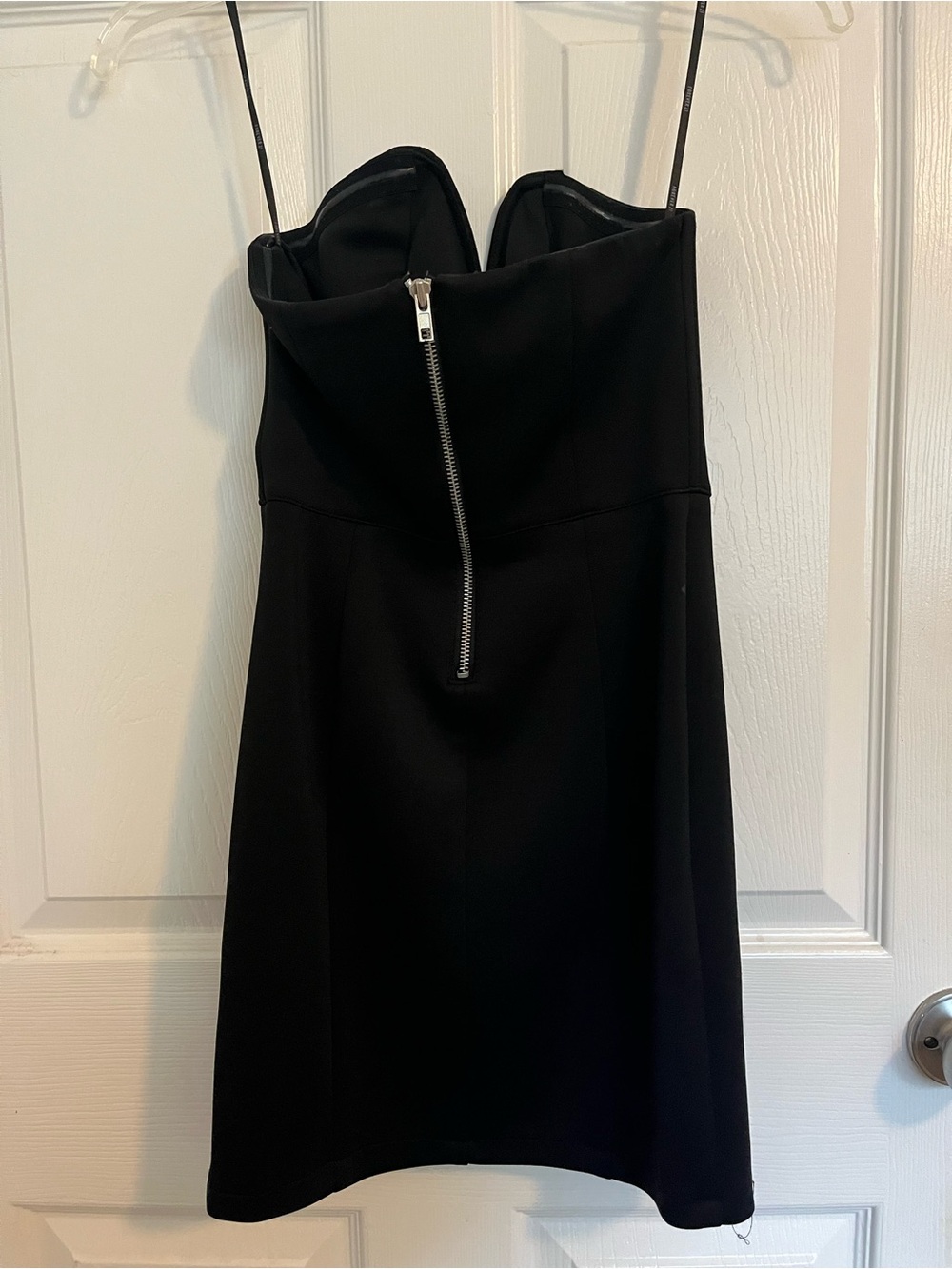 Forever 21 Black Strap Spaghetti Sweetheart Mini Dress - Picture 3 of 3